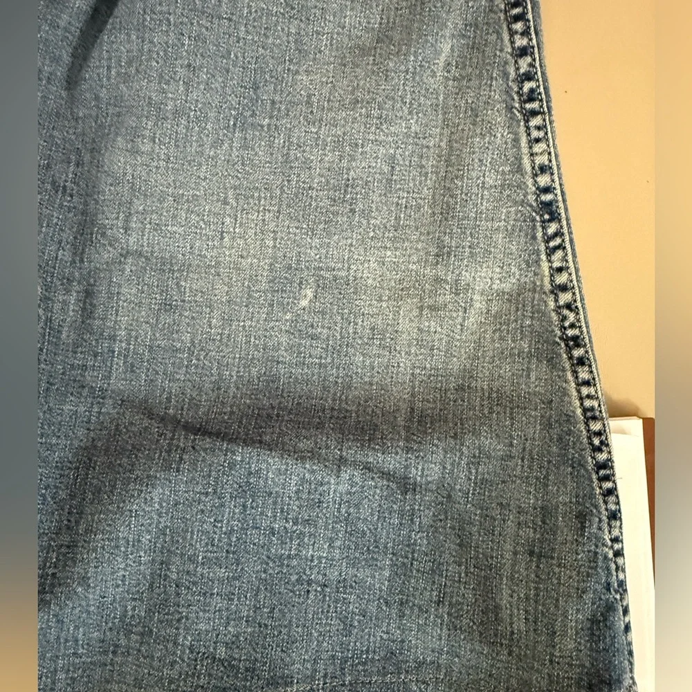 RRL double R Ralph Lauren, chambray, button-down, midi skirt. M - Picture 9 of 9